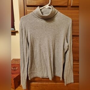 Large Talbots gray turtleneck sweater